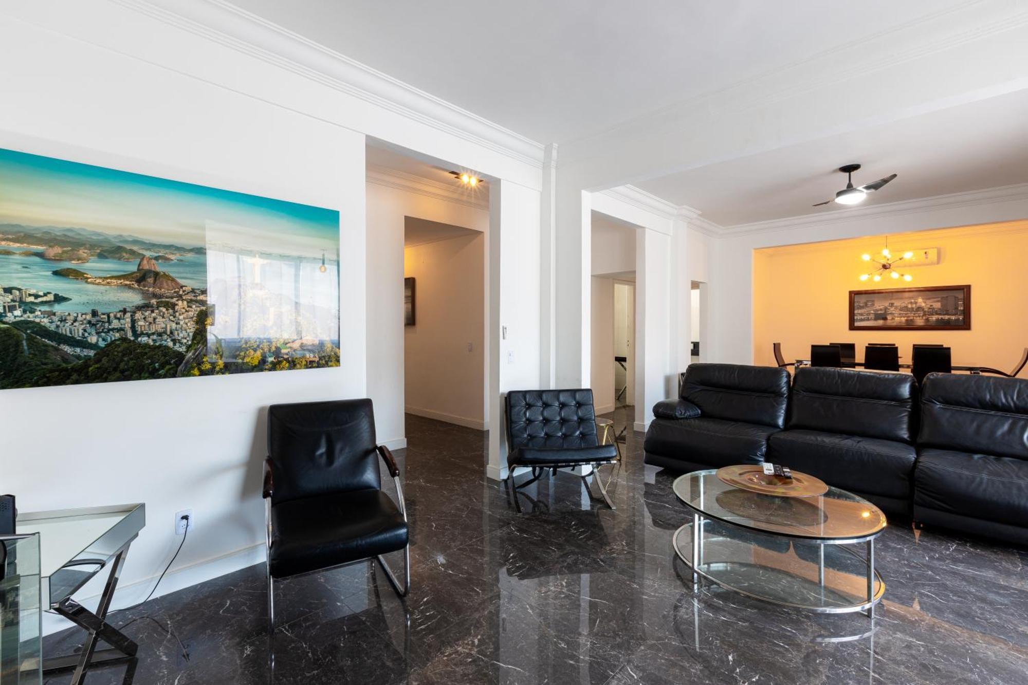 ריו דה ז'ניירו The Best Copa Executive Design Penthouse 4 Bedroom 3 Bathroom 6 Air Conditioners 2500 Sq Ft 85 Inch Cimema Tv מראה חיצוני תמונה
